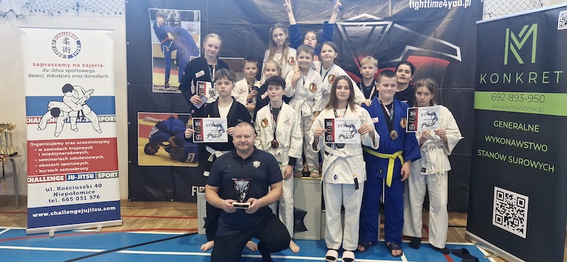 Sporty walki: Puchar Polski Jiu-Jitsu FIGHTTIME. Znakomity występ zawodników sekcji EdArt